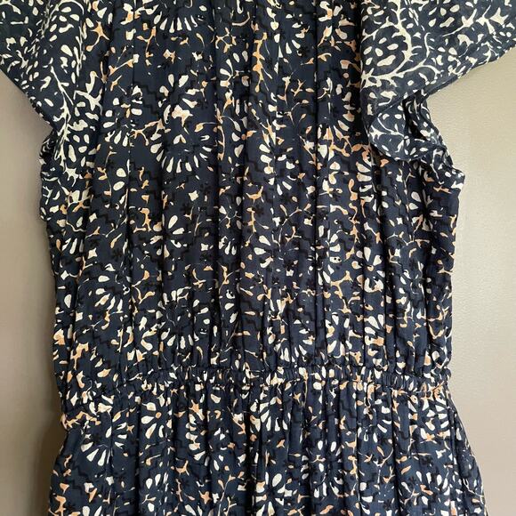 Ulla Johnson Terra Jumpsuit in Azul Size 4 Navy Blue Lightweight Cotton Tassels - Picture 14 of 16